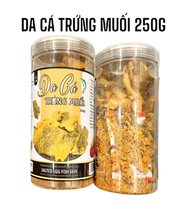 Da Cá Trứng Muối Chuẩn Vị 250g hộp - DCTM