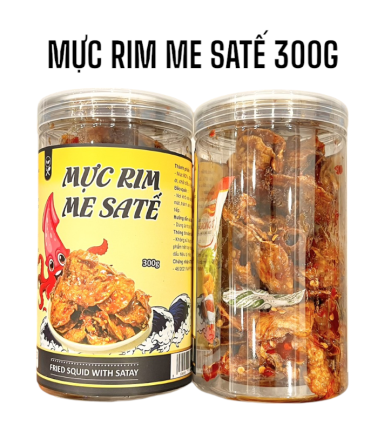 Mực Rim Me Sa Tế Chuẩn Vị 300g Hộp - MRMST