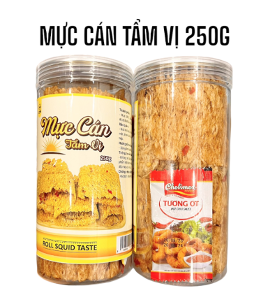 Mực Cán Tẩm Vị Loại Đặc Biệt 250g hộp - 8936208930196