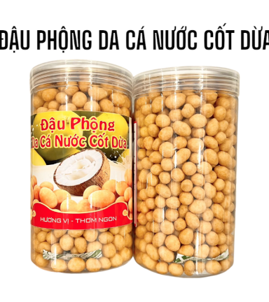 Đậu Phộng Da Cá Cốt Dừa Thơm Ngon 500g - 8936208931407