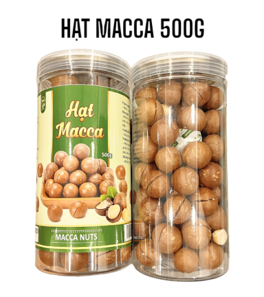 Hạt Macca Tây Nguyên Nứt Vỏ 500g - 8936208930073