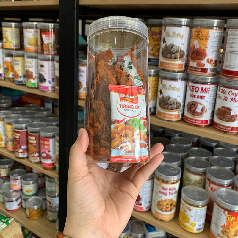 Khô Bò Xé Sợi Loại Ngon 300g hộp 10 Khô Bò Xé Sợi Loại Ngon 300g hộp