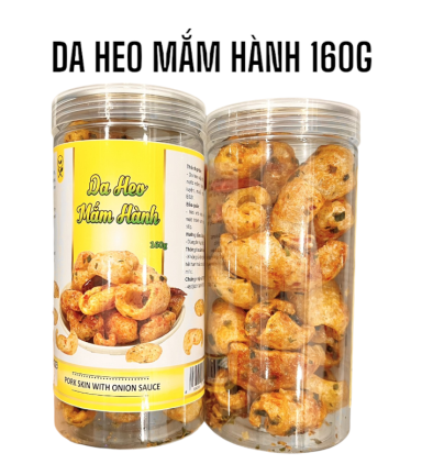 Da Heo Mắm Hành Thơm Ngon Đậm Vị 160g Hộp - DHMH