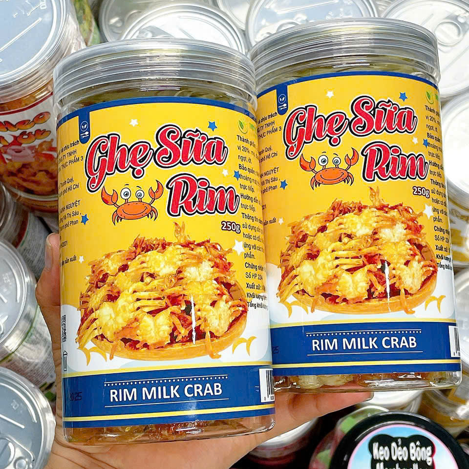 Chuyên sỉ ghẹ Sữa Rim Loại Ngon 250g 6 Chuyên sỉ ghẹ Sữa Rim Loại Ngon 250g