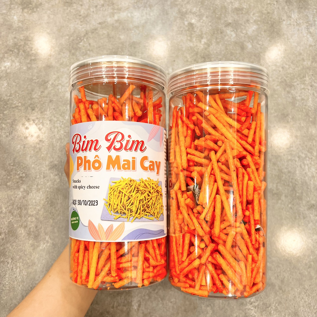 Bim Bim Phô Mai Cay Hương Vị Thơm Ngon 250g 3 Bim Bim Phô Mai Cay Hương Vị Thơm Ngon 250g