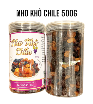 Nho Chi Lê Sấy Khô Loại Ngon 500g - NCLS