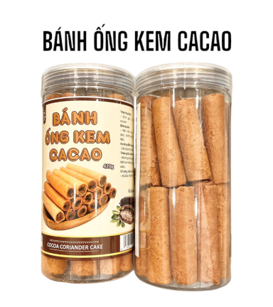 Bánh Ống Ngò Ca Cao Thơm Ngon 420g - BONCC