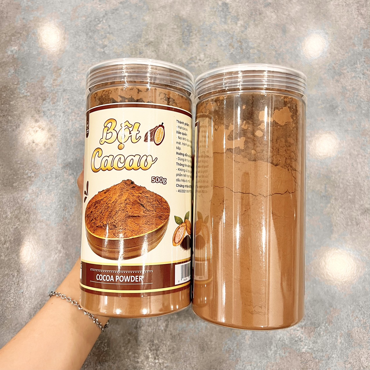 Bột Ca Cao Thơm Béo 500g Hộp 3 Bột Ca Cao Thơm Béo 500g Hộp