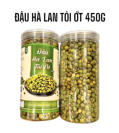 Đậu Hà Lan Tỏi Ớt Thơm Ngon 450g Hộp - DHLTO
