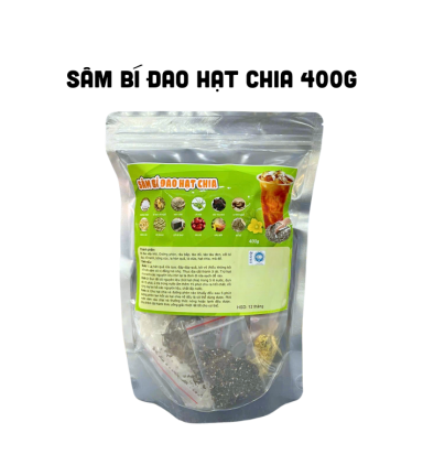 Sâm Bí Đao Hạt Chia 400g Túi Zip - STBD