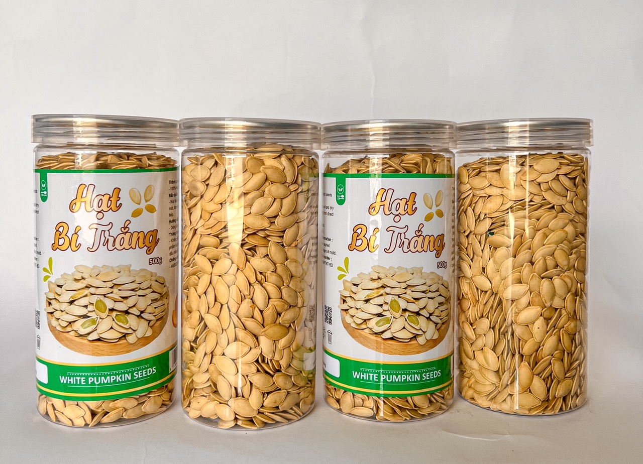 Nơi lấy sỉ hạt Bí Trắng Loại Ngon Hộp 500g 2 Nơi lấy sỉ hạt Bí Trắng Loại Ngon Hộp 500g