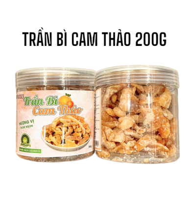 Trần Bì Cam Thảo Thơm Ngon 200g Hộp - 8936208930813