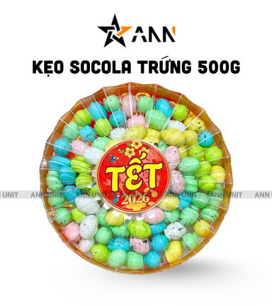 Kẹo Trứng Socola Hộp Sun Khía 500g Hộp Quà Tết 2026 - 8936208934743