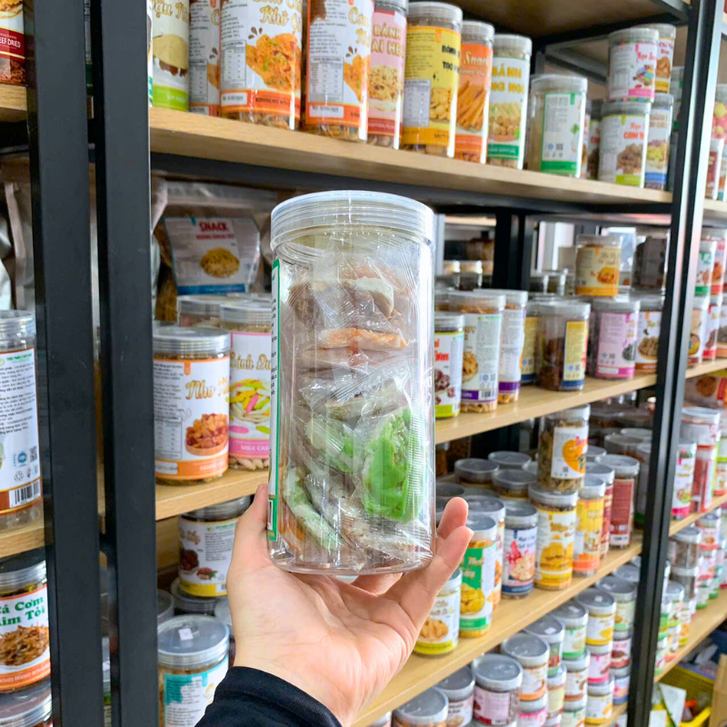 Kẹo Dừa Cuộn Bánh Phồng Mix 7 Vị Thơm Ngon 300g Hộp 7 Kẹo Dừa Cuộn Bánh Phồng Mix 7 Vị Thơm Ngon 300g Hộp