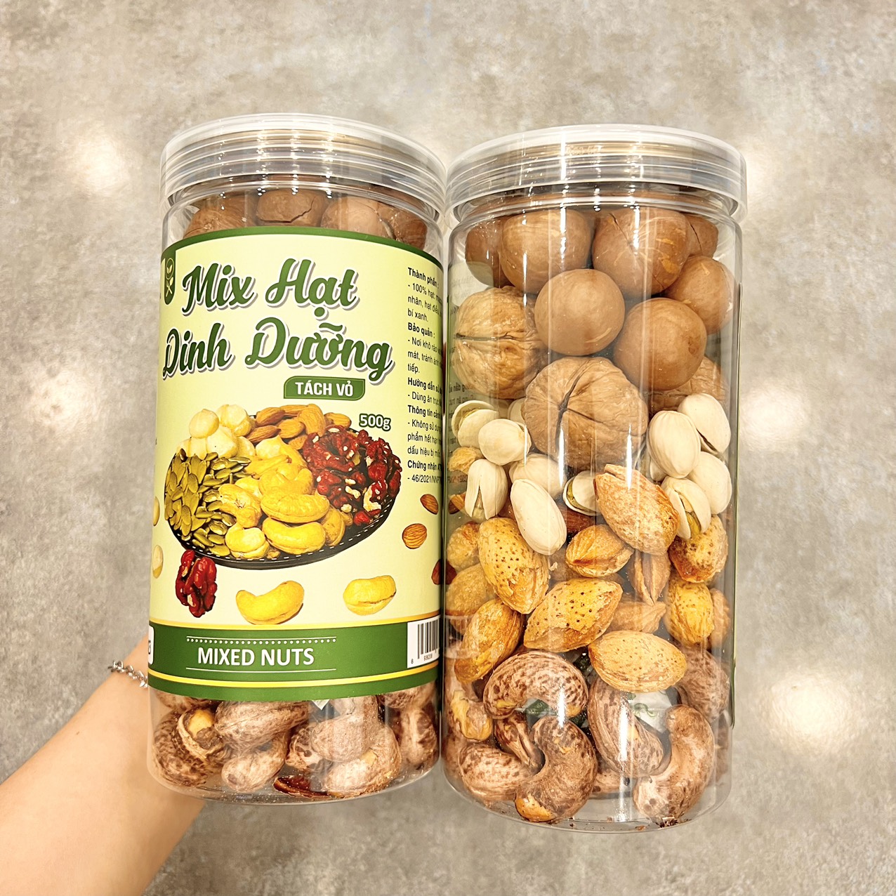 Ngũ Vị Hạt Dinh Dưỡng Thơm Ngon 500g 2 Ngũ Vị Hạt Dinh Dưỡng Thơm Ngon 500g