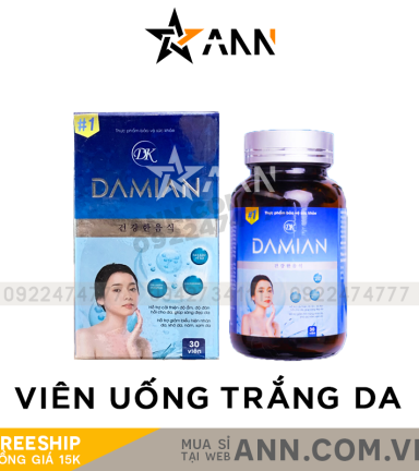 Viên Uống Trắng Da Dakami Damian 30 viên - 8938539627998