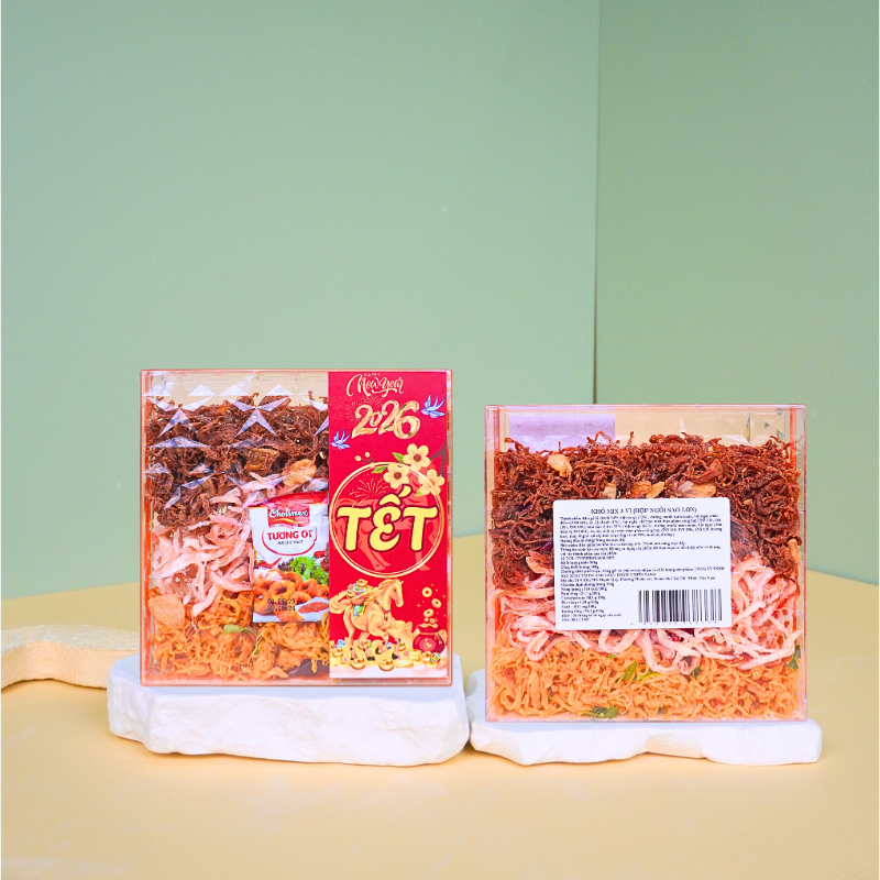 22741_8_20251112154430-3.png Khô Mix 3 Vị Tẩm Vị Heo, Mực Sợi Hấp Dẫn, Khô Gà Lá Chanh Hộp Ngôi Sao Lớn 450g - Hộp Quà Tết 2026 - KM3V450
