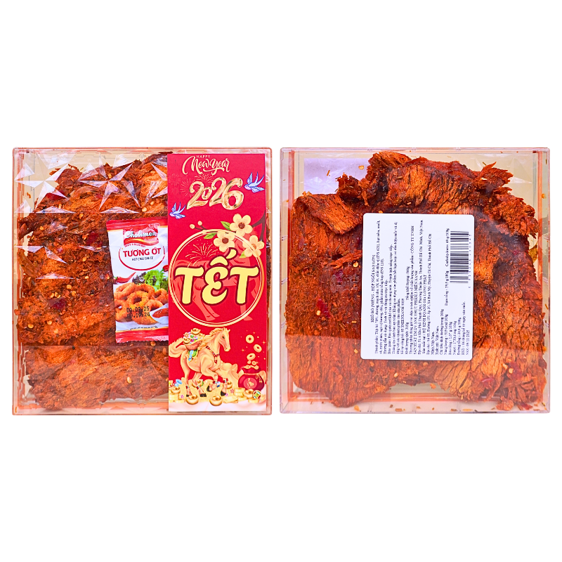 Chuyên sỉ hộp Quà Tết Khô Bò Miếng Loại Đặc Biệt 500g - Hộp Ngôi Sao Lớn - Hộp Quà Tết 2026 9 Chuyên sỉ hộp Quà Tết Khô Bò Miếng Loại Đặc Biệt 500g - Hộp Ngôi Sao Lớn - Hộp Quà Tết 2026
