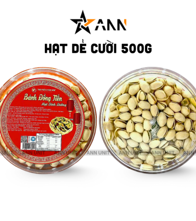 Hộp Quà Tết Hạt Dẻ Cười 500g - Hộp Tròn Lớn Hộp Quà Tết 2026 - 8936208933968