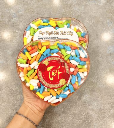 Kẹo Ngũ Sắc Trái Cây Hộp Trái Tim 350g - 8936208934057