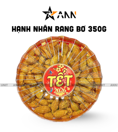 Hộp Quà Tết Hạnh Nhân Rang Bơ 350g - Hộp Sun Khía Hộp Quà Tết 2026 - 8936208933777