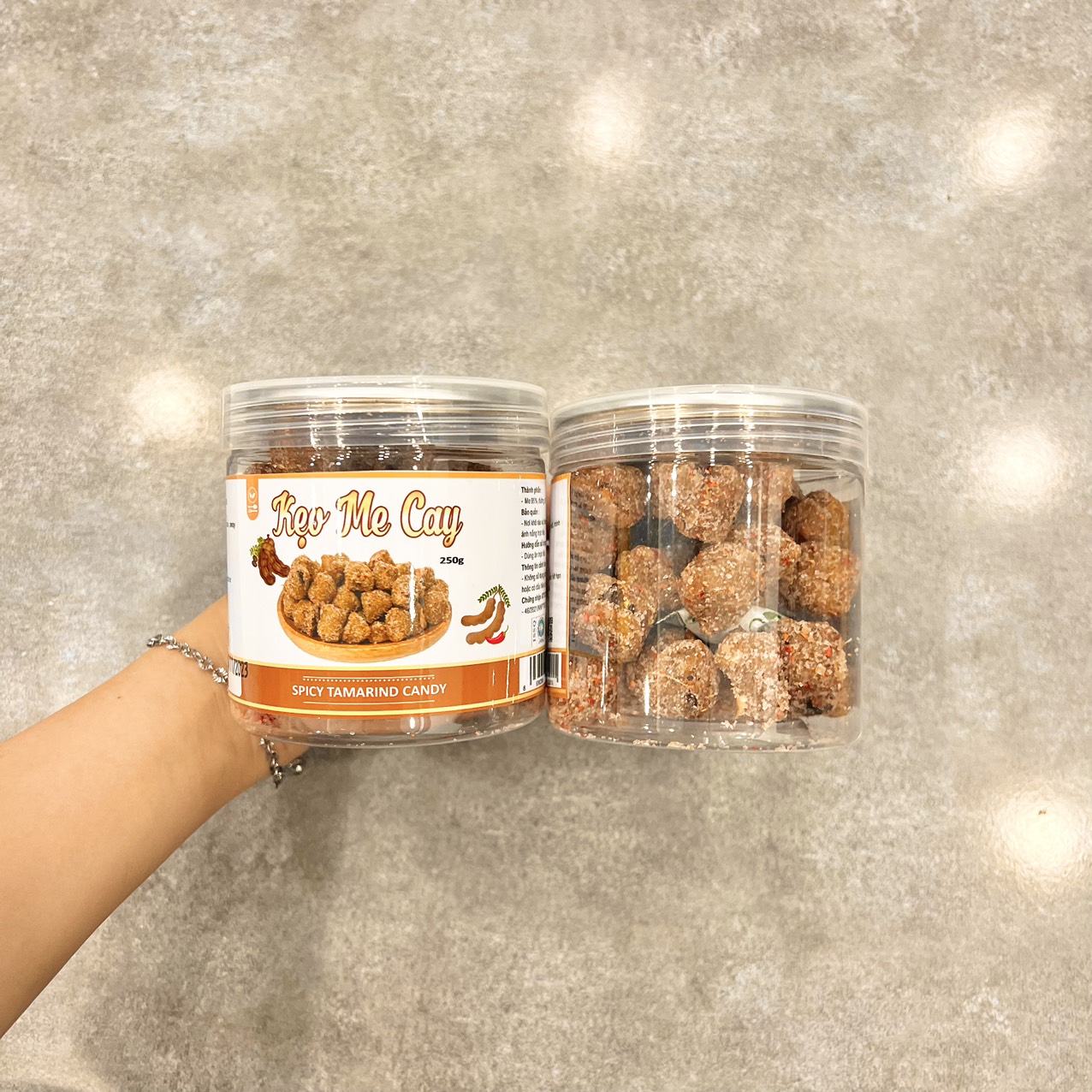 Kẹo Me Cay Thơm Ngon 250g 2 Kẹo Me Cay Thơm Ngon 250g