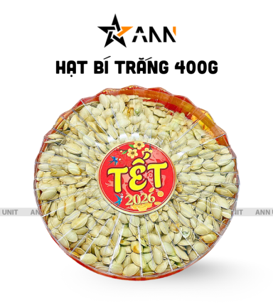 Hộp Quà Tết Hạt Bí Trắng 400g - Hộp Sun Khía Hộp Quà Tết 2026 - 8936208933838