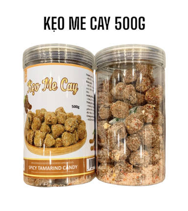 Kẹo Me Cay Thơm Ngon 500g Hộp - 8936208935061