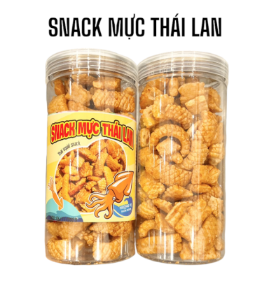 Snack Mực Thái Lan Hương Vị Thơm Ngon 200g Hộp - 8936208930882