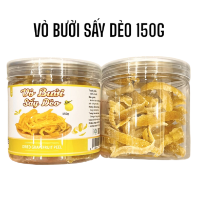 Vỏ Bưởi Sấy Dẻo Thơm Ngon 150g - 8936208932305