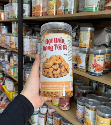 Hạt Điều Rang Tỏi Ớt Thơm Ngon 500g - 8938540359390