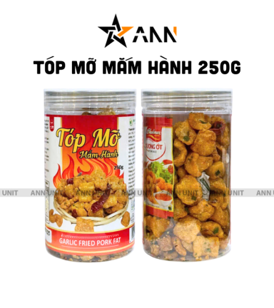 Tóp Mỡ Mắm Hành Thơm Ngon 250g Hộp - 8936208930493