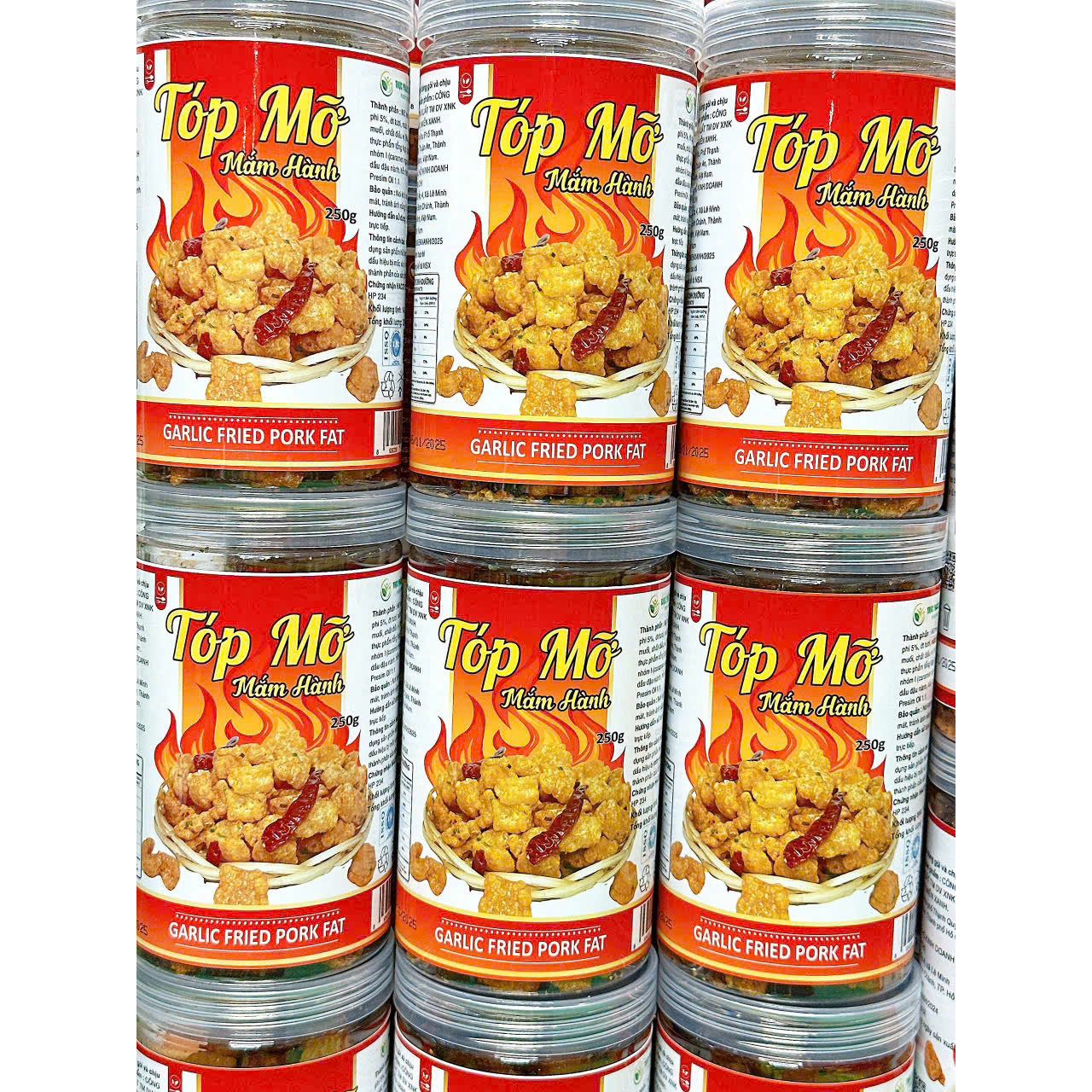 22813_z7198512589693-20f41c90eda7e06cf122611ad86eb30d_20251110165944-4.png Tóp Mỡ Mắm Hành Thơm Ngon 250g Hộp - 8936208930493