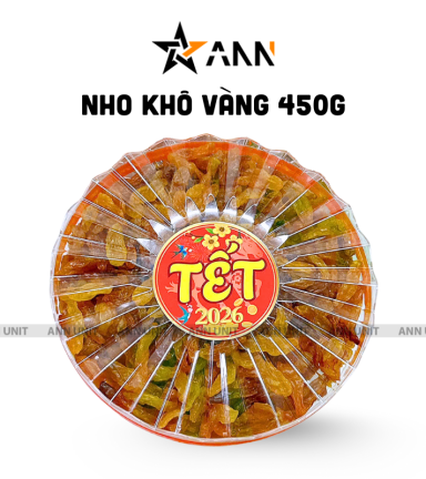 Hộp Nho Vàng Sun Khía 450G Hộp Quà Tết 2026 - NVHSK