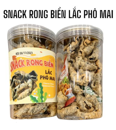 Snack Rong Biển Lắc Phô Mai Thơm Ngon 180g - 8936208931384