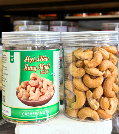 Hạt Điều Tách Vỏ Nguyên Hạt 300g Hộp Pet - 8936208933098