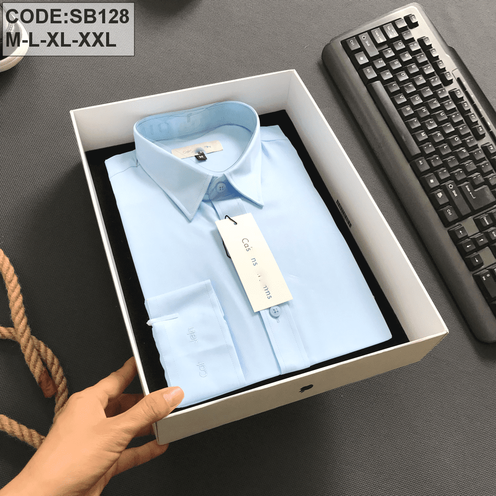 Sơ mi công sở nam tay dài cao cấp