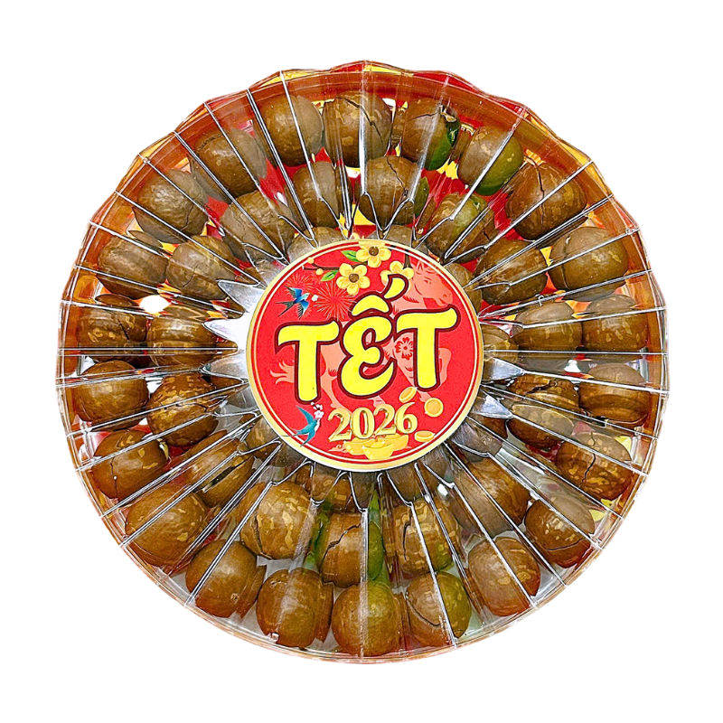 Hộp Quà Tết Hạt Macca Tây Nguyên 400g - Hộp Sun Khía 8 Hộp Quà Tết Hạt Macca Tây Nguyên 400g - Hộp Sun Khía