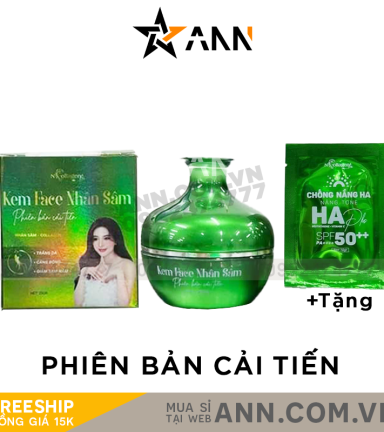 Kem Face Nhân Sâm Xanh N Collagen Phiên Bản Cải Tiến - FACESAMXANH