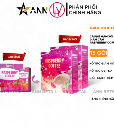 Cà Phê Mâm Xôi Raspberry Coffee 15 gói - CAFFEMAMXOI