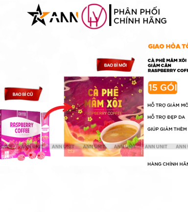 Cà Phê Mâm Xôi Raspberry Coffee 15 gói - CAFFEMAMXOI