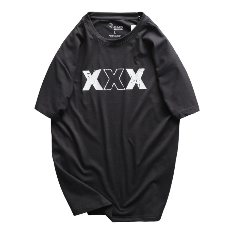 Nơi lấy sỉ áo Thun Nam Cổ Tròn Rurumen Màu Đen In Hình Chữ X Big Size 6 Nơi lấy sỉ áo Thun Nam Cổ Tròn Rurumen Màu Đen In Hình Chữ X Big Size
