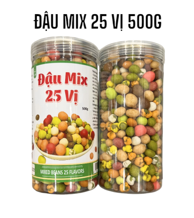 Đậu Mix 25 Vị Thơm Ngon 500g - 8936208930035