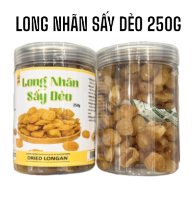 Long Nhãn Sấy Dẻo Loại Ngon 250g - 8936208932244
