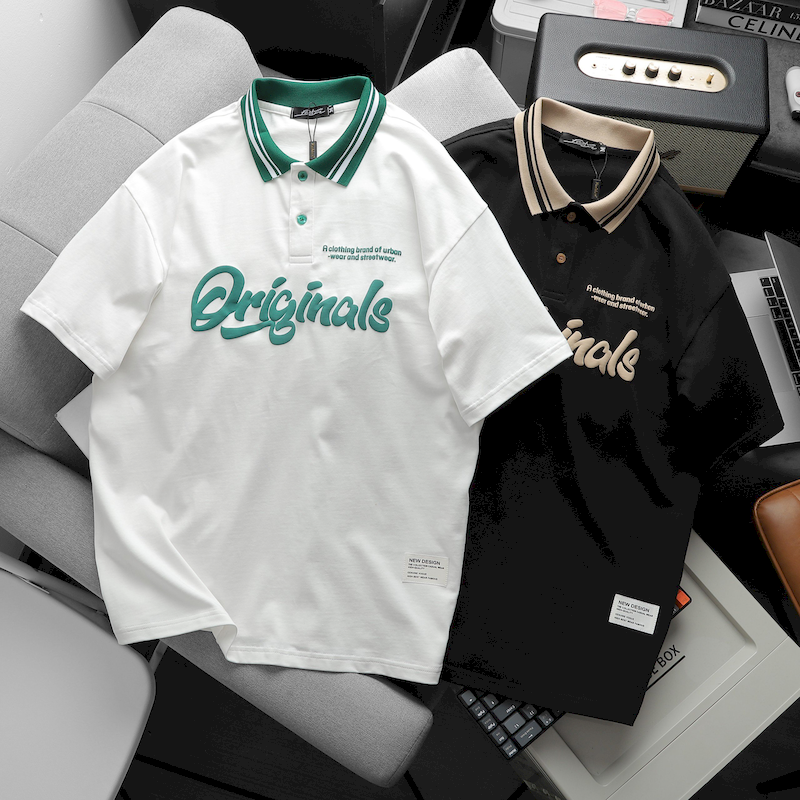 23254-z4963151792912-c8d2c669a97713e6158e9bfa874356ed-6.png Áo Thun Nam Cổ Bẻ Oversize In Chữ Originals Big Size 110kg - AB497