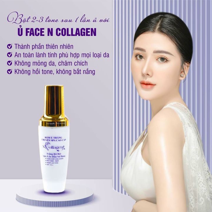 Shop sỉ kem Ủ Trắng Face N Collagen Chuyên Spa Cao Cấp 6 Shop sỉ kem Ủ Trắng Face N Collagen Chuyên Spa Cao Cấp