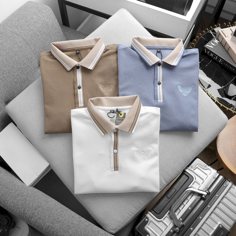 23367-z5024223074975-c18e648187b856427ca199052e5dea43-5.png Áo Thun Nam Polo Cổ Bẻ Thêu Logo Đại Bàng (Có size 3x) - CS218