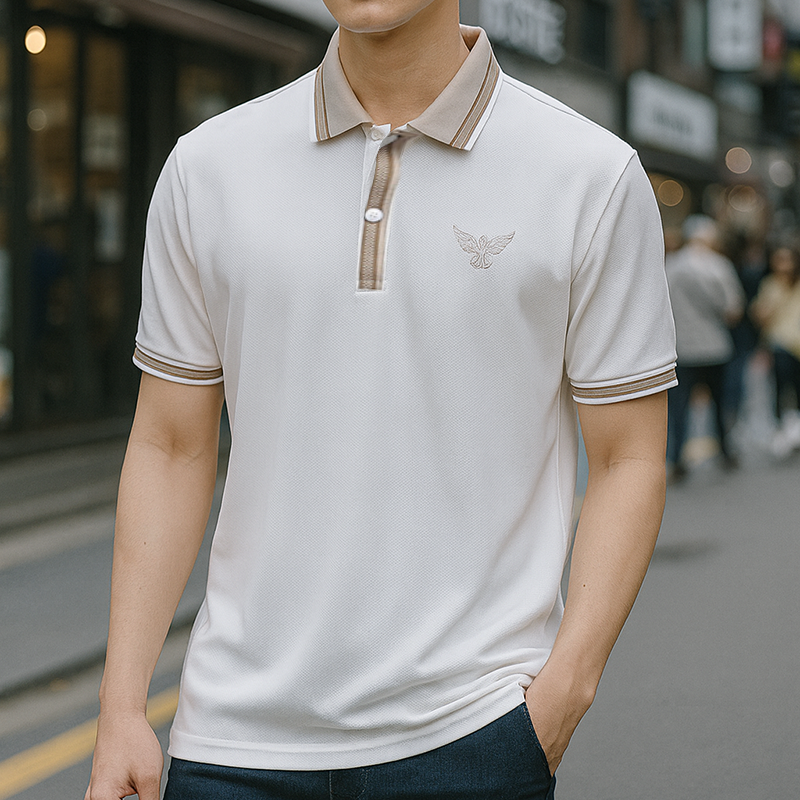 Áo Thun Nam Polo Cổ Bẻ Thêu Logo Đại Bàng (Có size 3x) 20 Áo Thun Nam Polo Cổ Bẻ Thêu Logo Đại Bàng (Có size 3x)