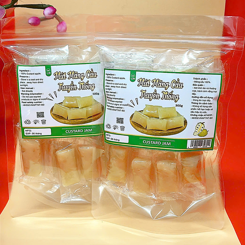 Nơi lấy sỉ mứt Mãng Cầu Truyền Thống Túi Zip 300g 7 Nơi lấy sỉ mứt Mãng Cầu Truyền Thống Túi Zip 300g