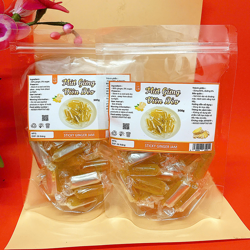 23378_z6125809298252-8f3bd0b7db86c99942038c959df1c775_20241214100833-4.jpg Mứt Gừng Viên Dẻo Túi Zip 300g - MGSDTZ